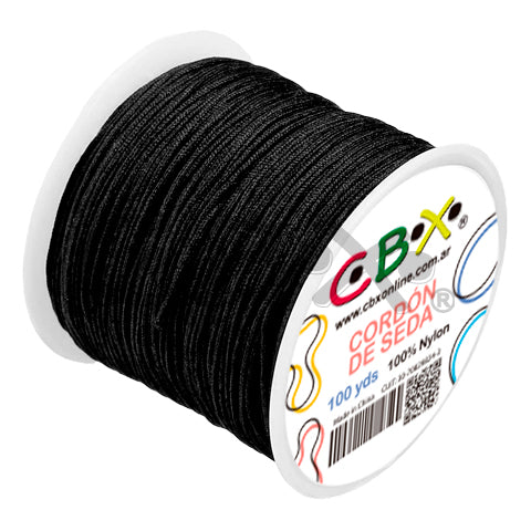 Cordón de Seda CBX - Negro