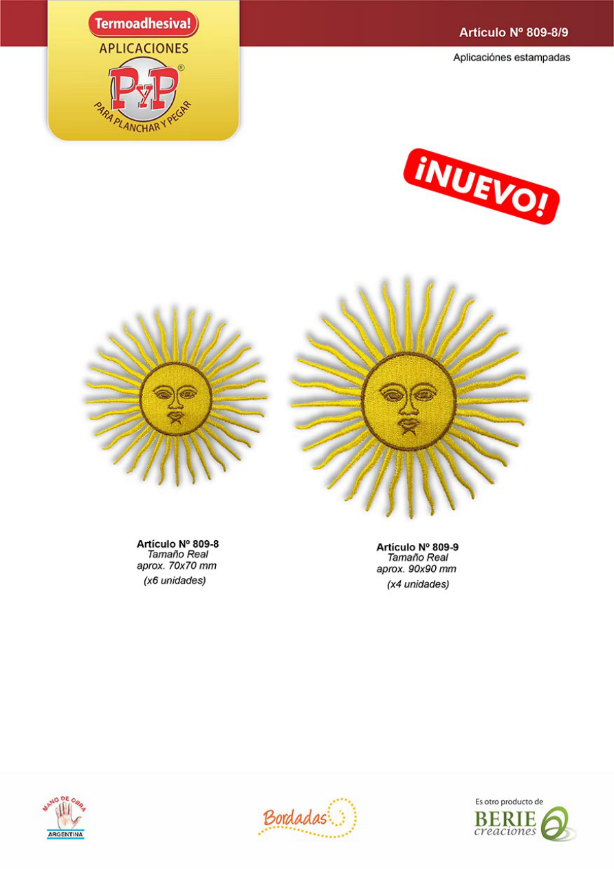 Aplicación BERIE Art. N° 809