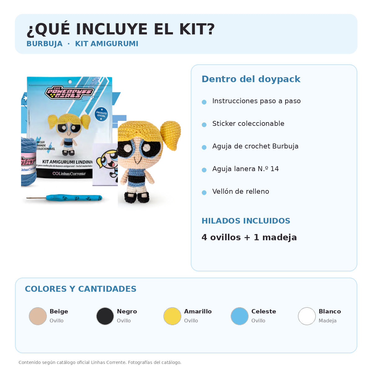 Qué incluye el Kit Amigurumi Burbuja