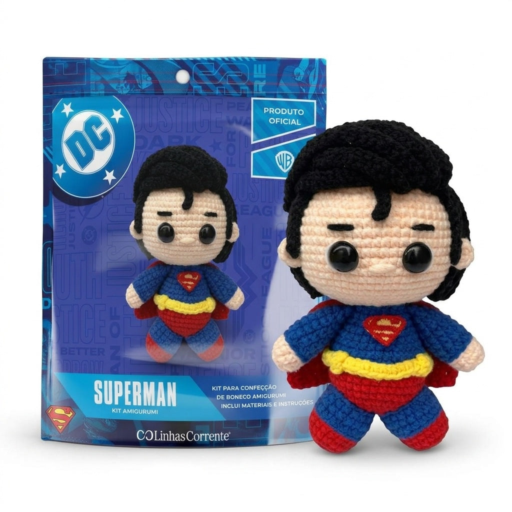 Kit Amigurumi Superman
