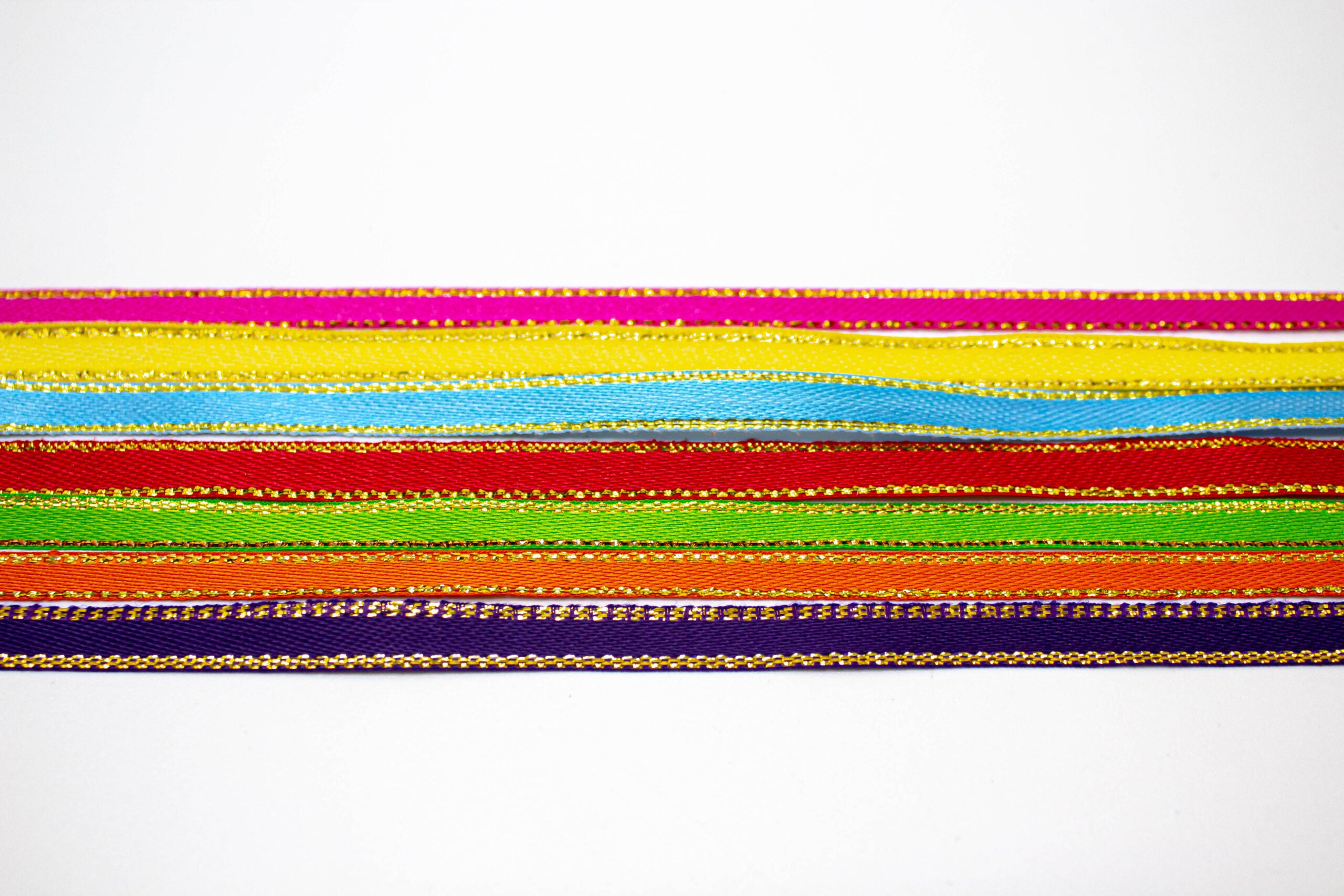Cinta Raso Con Lurex Arcoiris 890-1