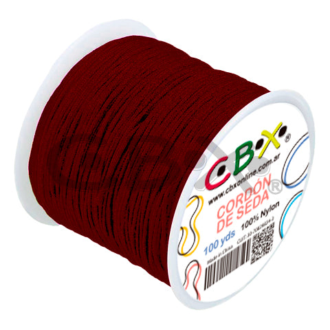 Cordón de Seda CBX - Bordó