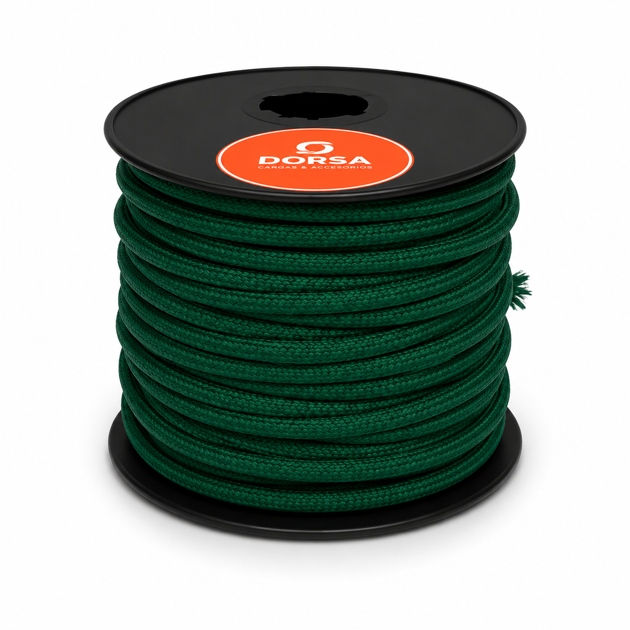 CORDÓN TRENZADO FINO - VERDE ESMERALDA 276