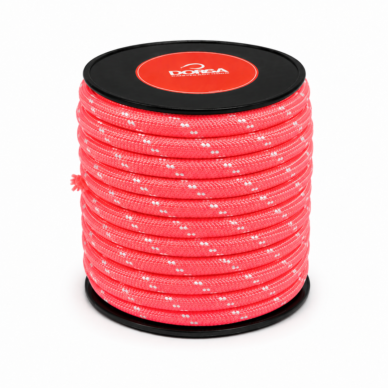 CORDÓN TRENZADO GRUESO ESTAMPADO - FUCSIA FLUO 12