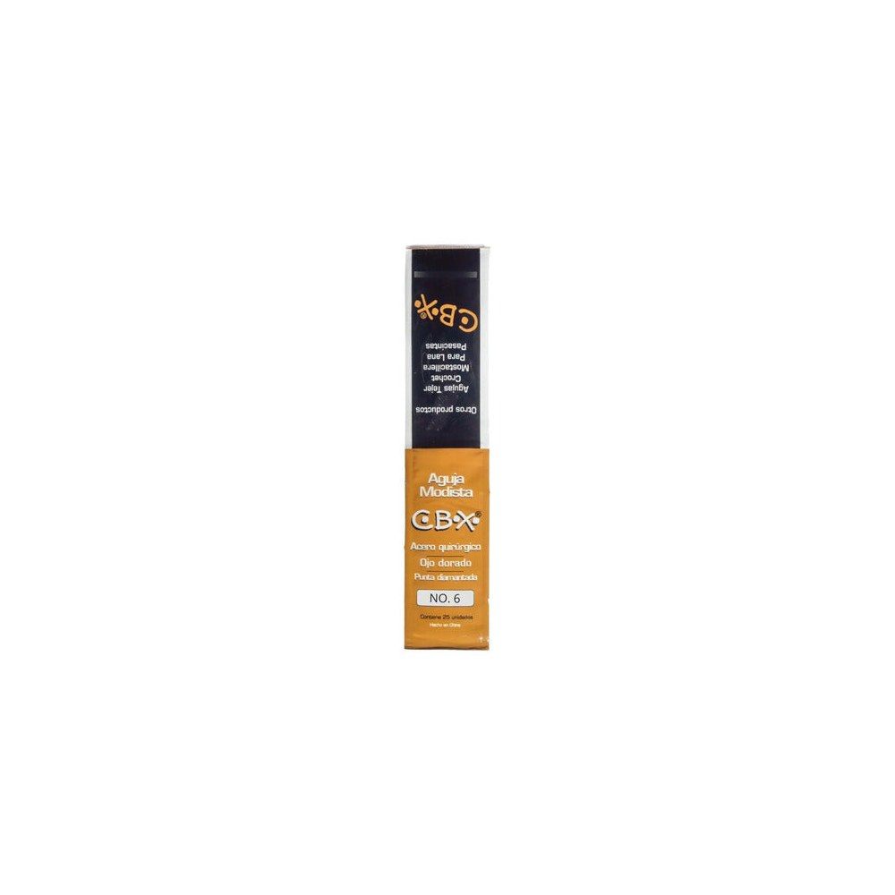 Agujas de Coser a Mano Ojo Dorado x 25 unidades