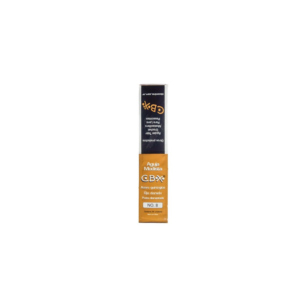 Agujas de Coser a Mano Ojo Dorado x 25 unidades