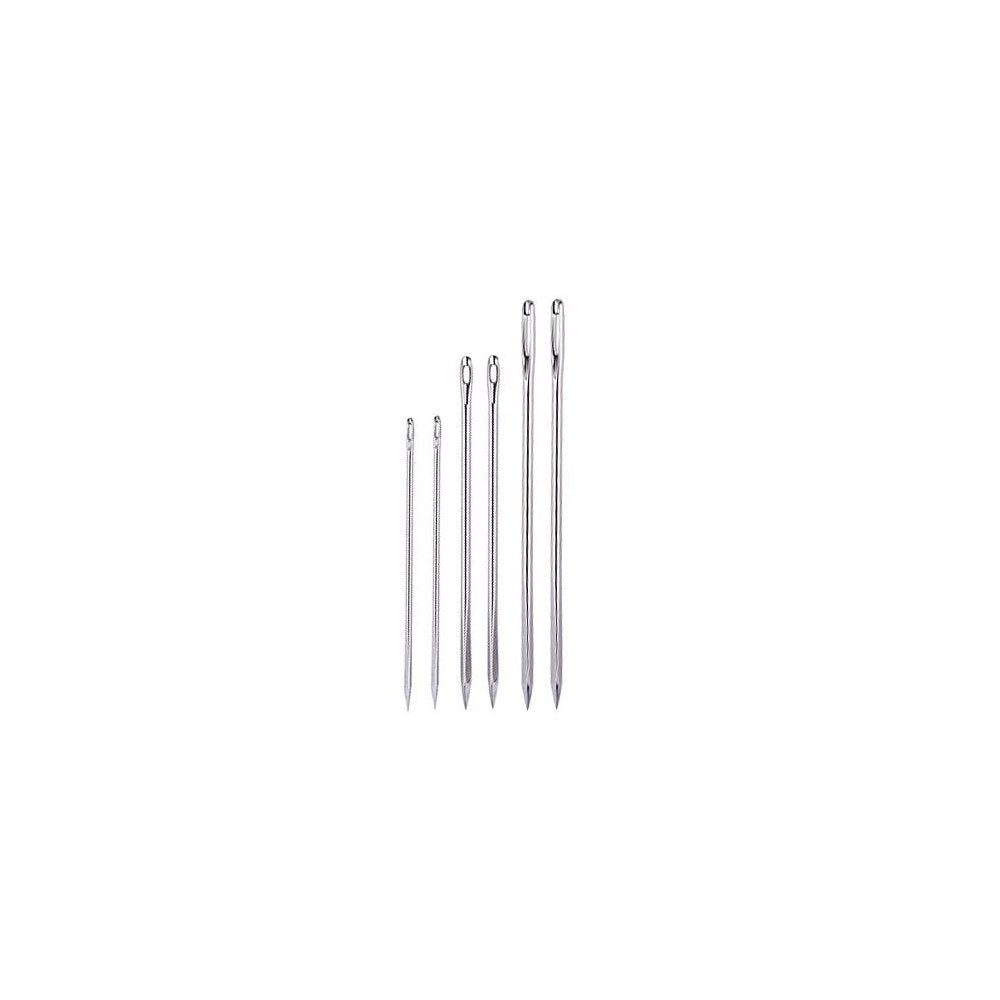 Agujas para Cuero Trifilar x 6 unidades