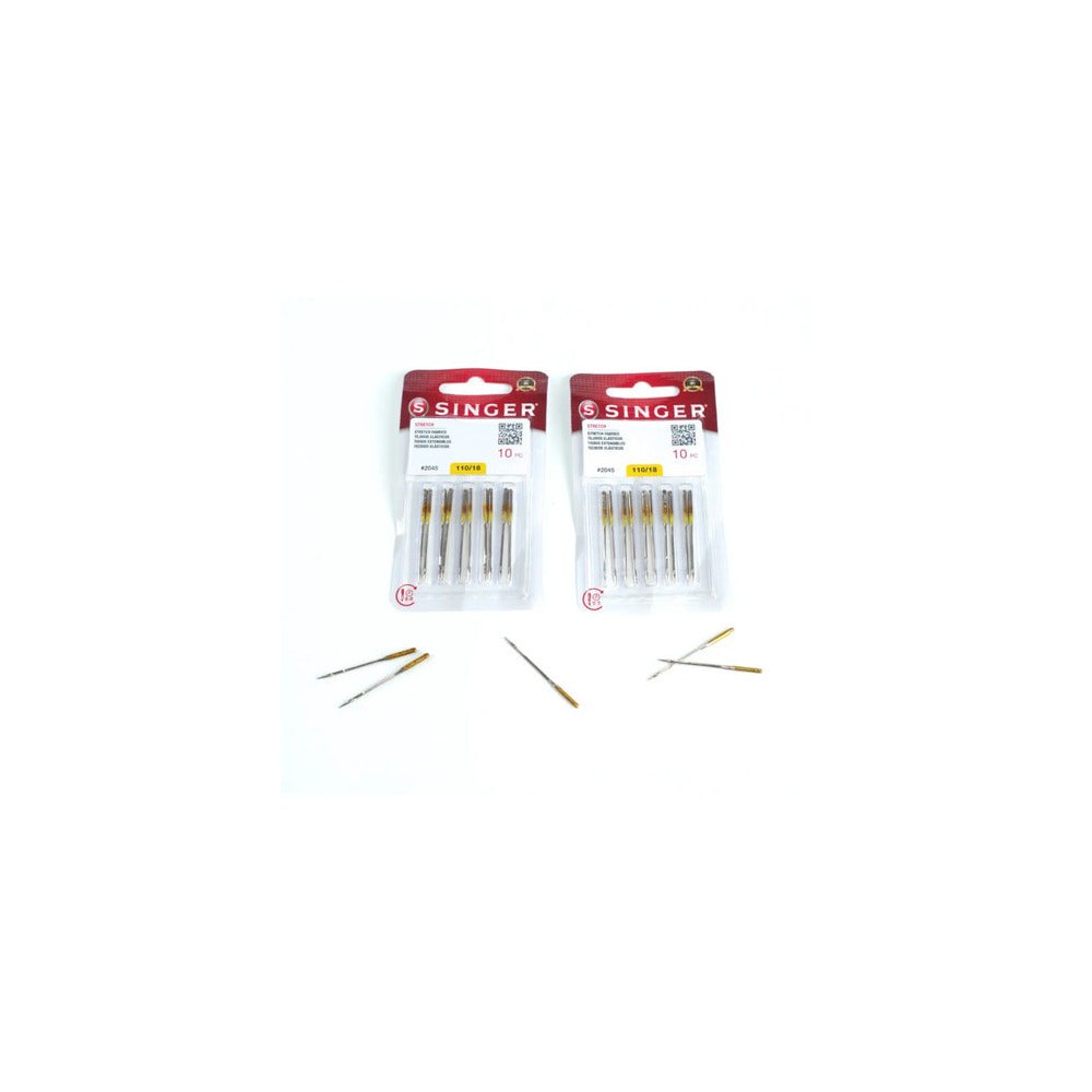 Agujas para Máquina Singer 2045 Punta Bolita x 10 unidades