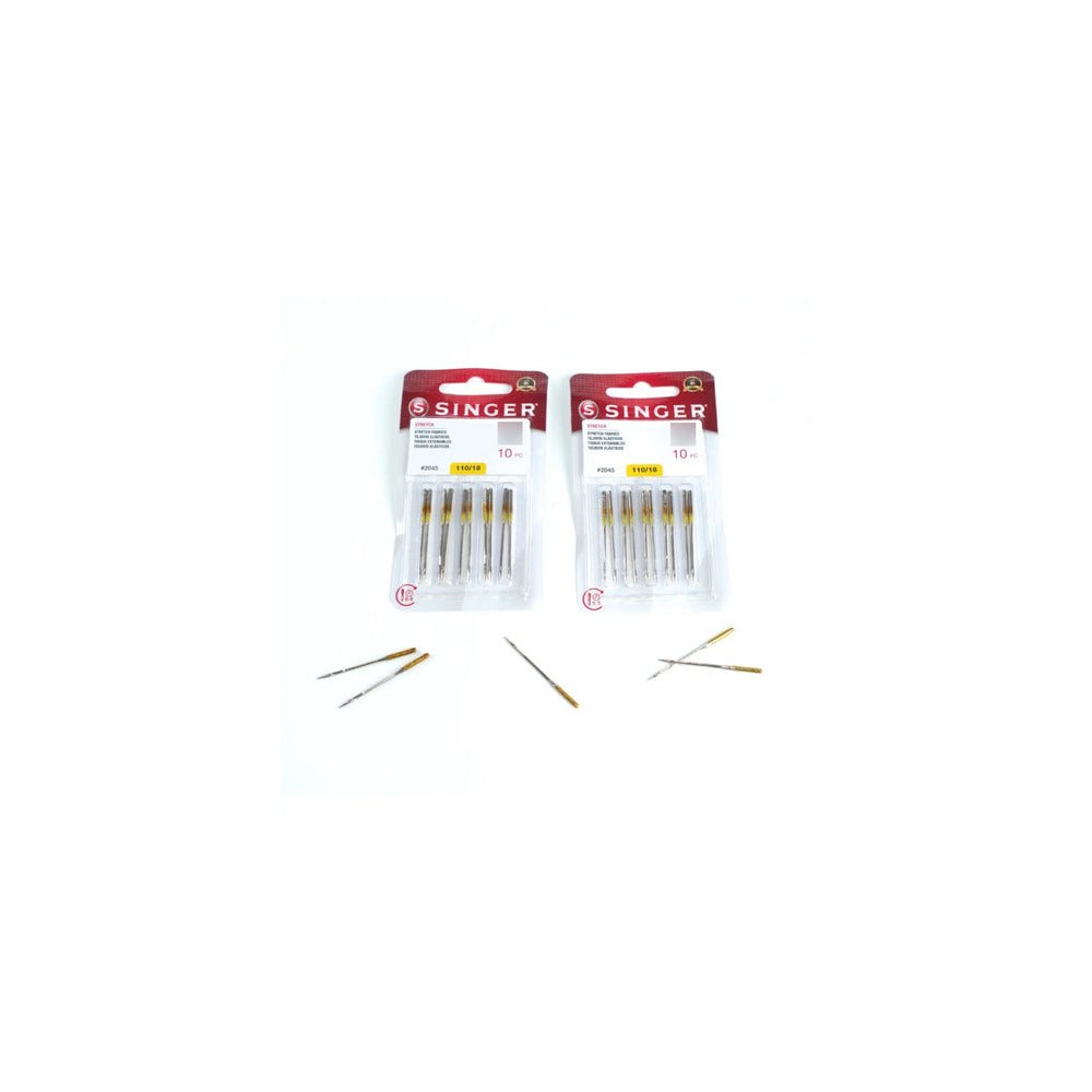 Agujas para Máquina Singer 2045 Punta Bolita x 10 unidades