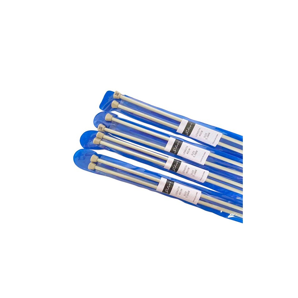 Agujas para Tejer Tricot N° 2 - 2,5 por 12 Pares