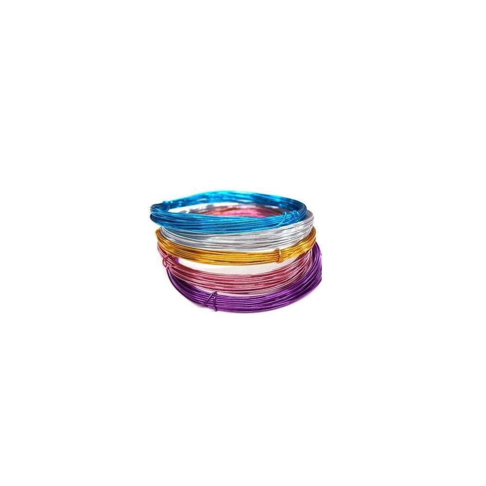 Alambre de Colores 10 Rollos 5 mts