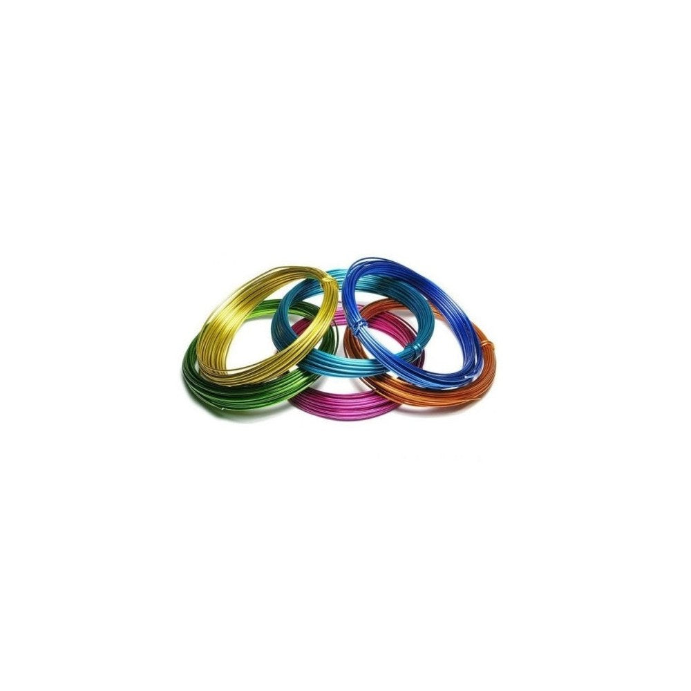 Alambre de Colores 10 Rollos 5 mts