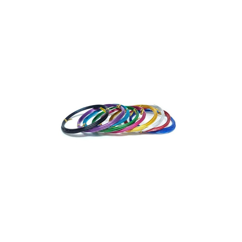 Alambre de Colores Cbx por 12 Rollos 5 mts
