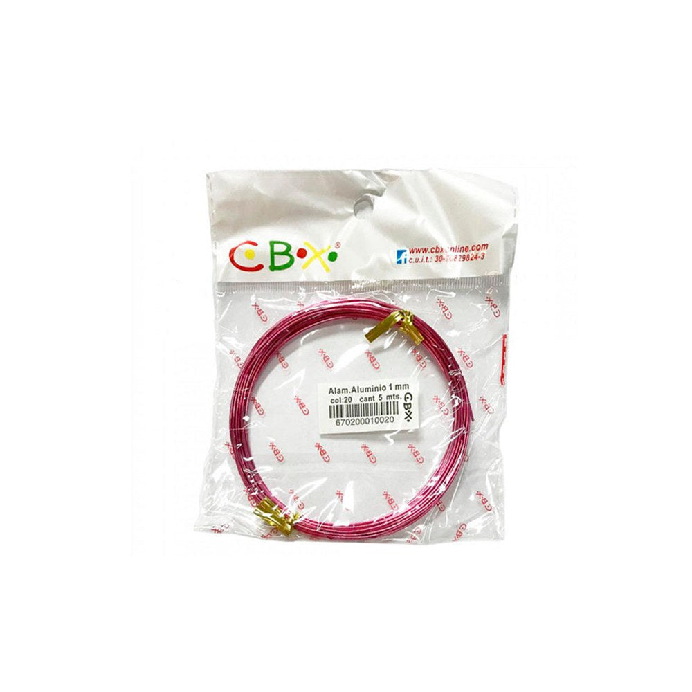 Alambre de Colores Cbx por 12 Rollos 5 mts