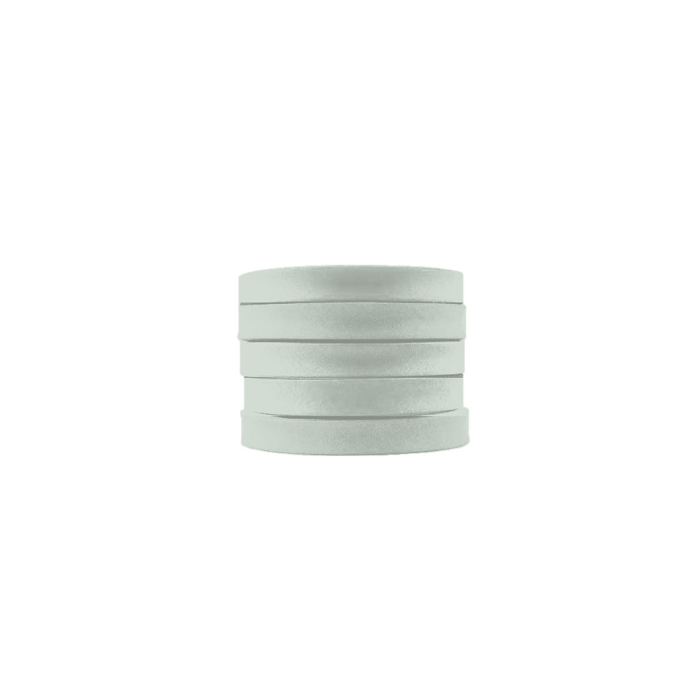 Cinta Bies de Algodón Ancha 20 mm Gris perla DR - 2