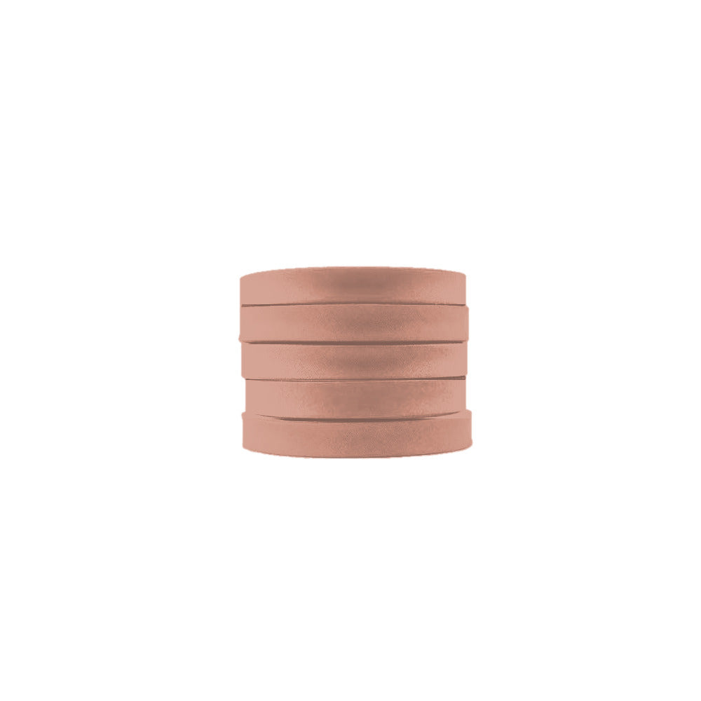 Cinta Bies de Algodón Ancha 20 mm Rosa plateado DR - 69
