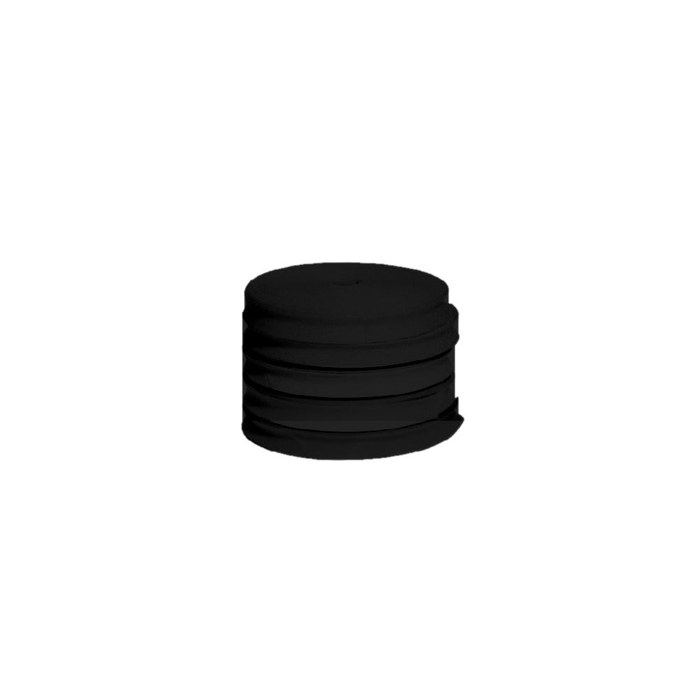Cinta Bies de Algodón Angosta 13 mm Negro DR - 5