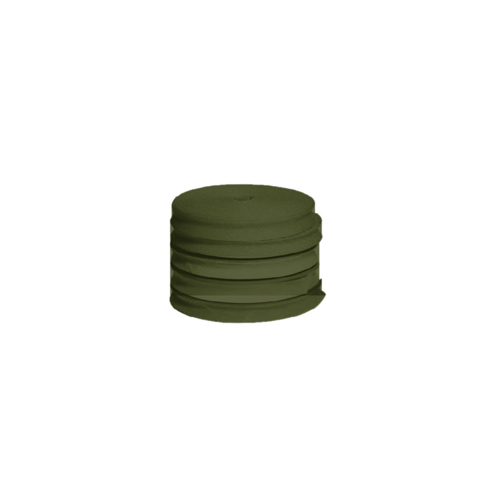 Cinta Bies de Algodón Angosta 13 mm Verde musgo DR - 24