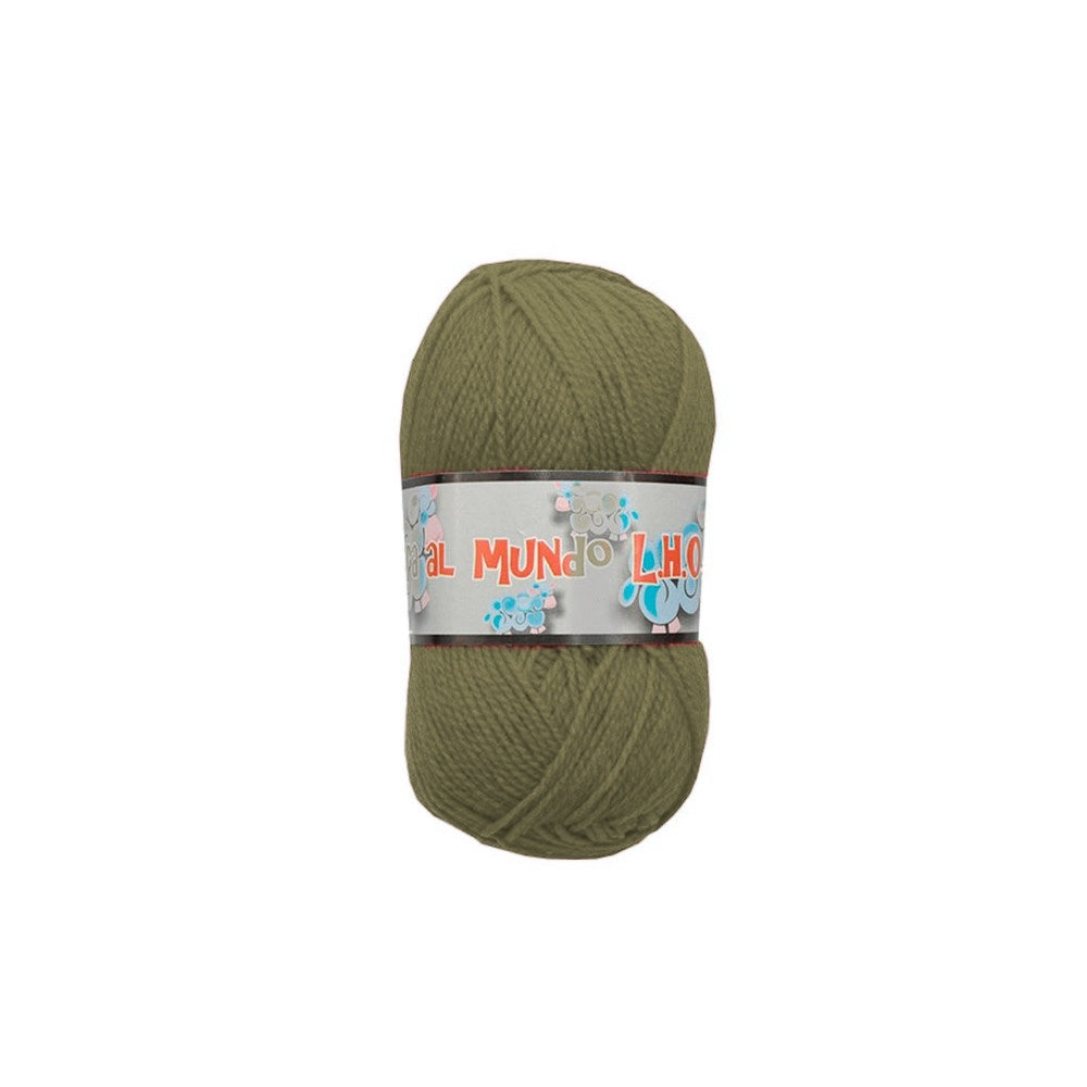 Hilado Bb 2/10 LHO ovillo 50 g color Verde Musgo 191