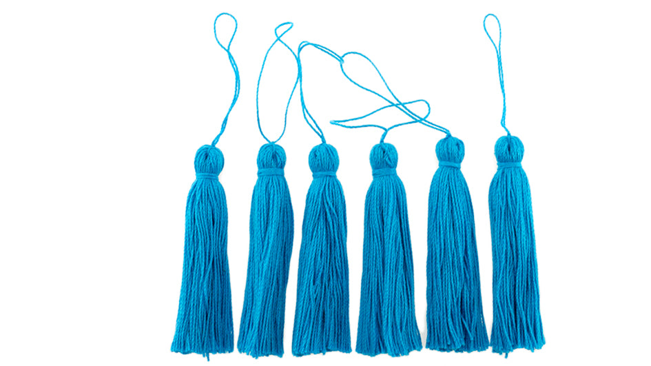 Fleco Decoración Macramé - Almendra
