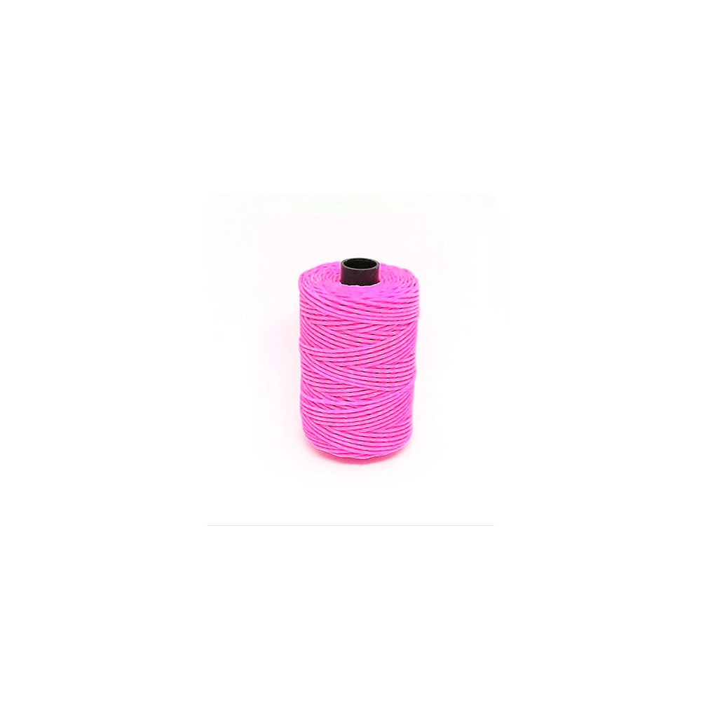 Hilo Encerado 70 mts Fluo