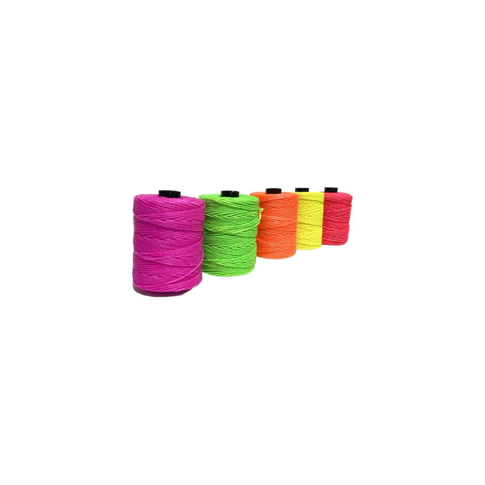 Hilo Encerado 70 mts Fluo