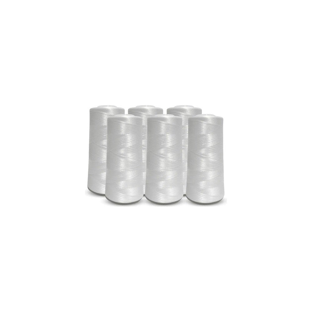 Hilo Poliester Texturizado Para Overlock Blanco