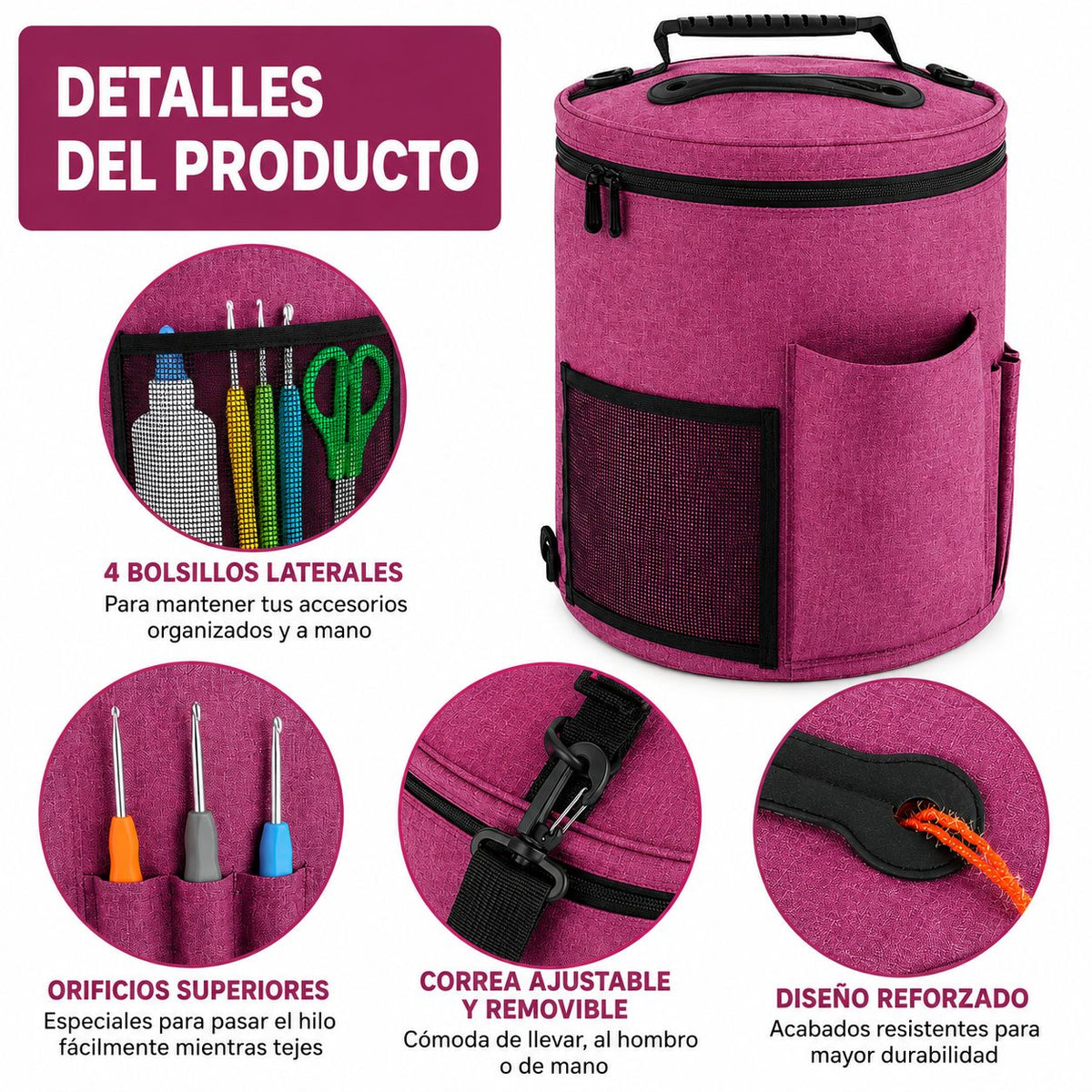 Bolso Organizador Para Lanas