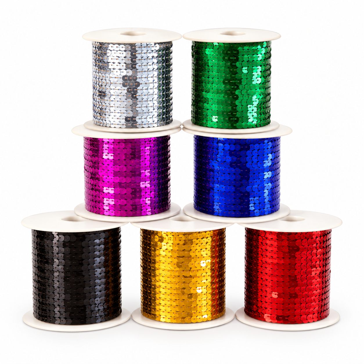 Rollo de Lentejuelas de 6 mm x 80 Yardas