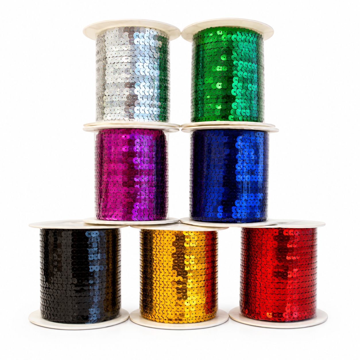 Rollo de Lentejuelas de 6 mm x 80 Yardas