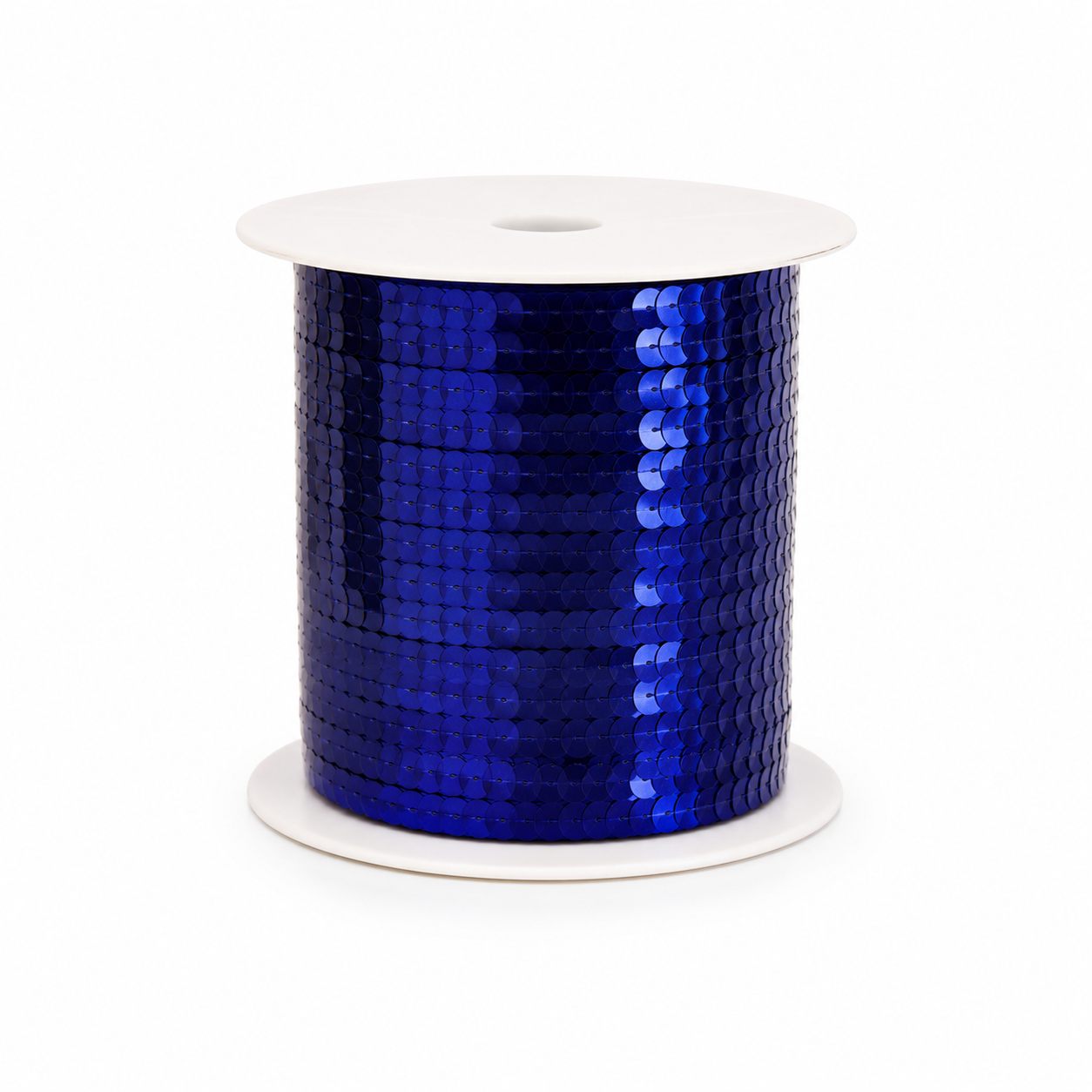 Rollo de Lentejuelas de 6 mm x 80 Yardas - Azul Francia