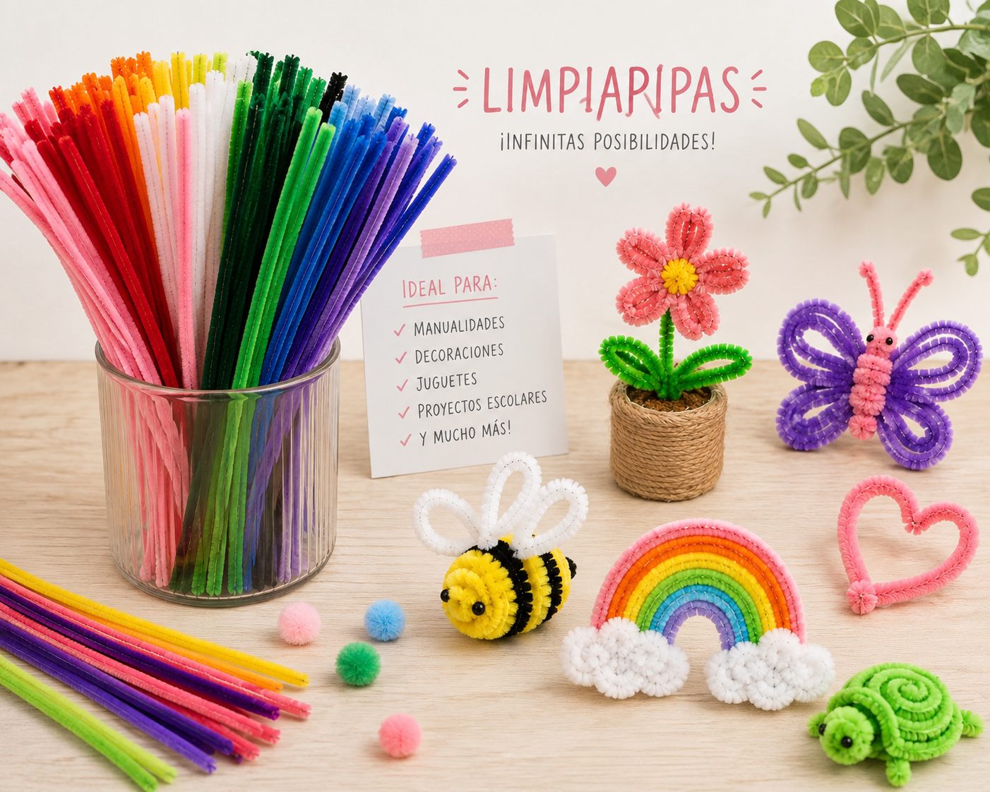 Limpiapipas x 100 Unidades