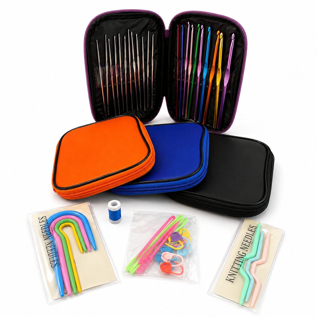 Kit Completo Para Tejido y Crochet