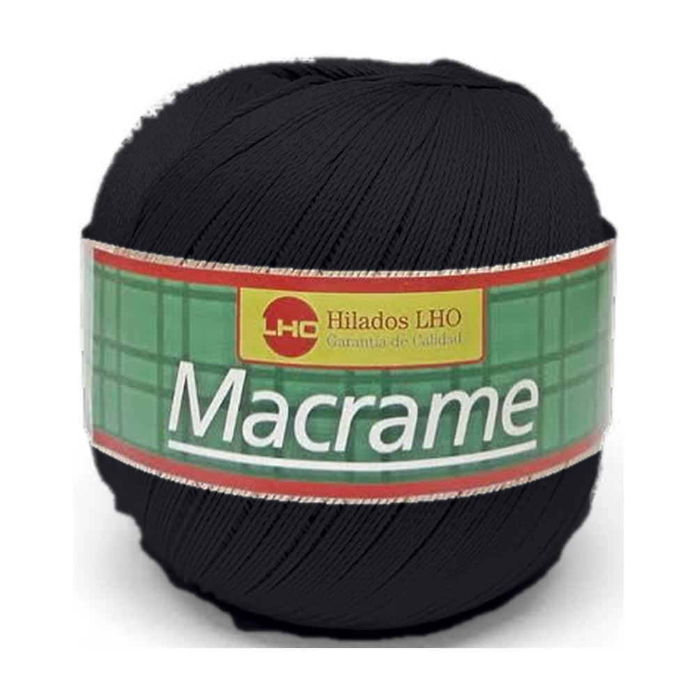Hilo Macrame LHO - 19 Negro MAC