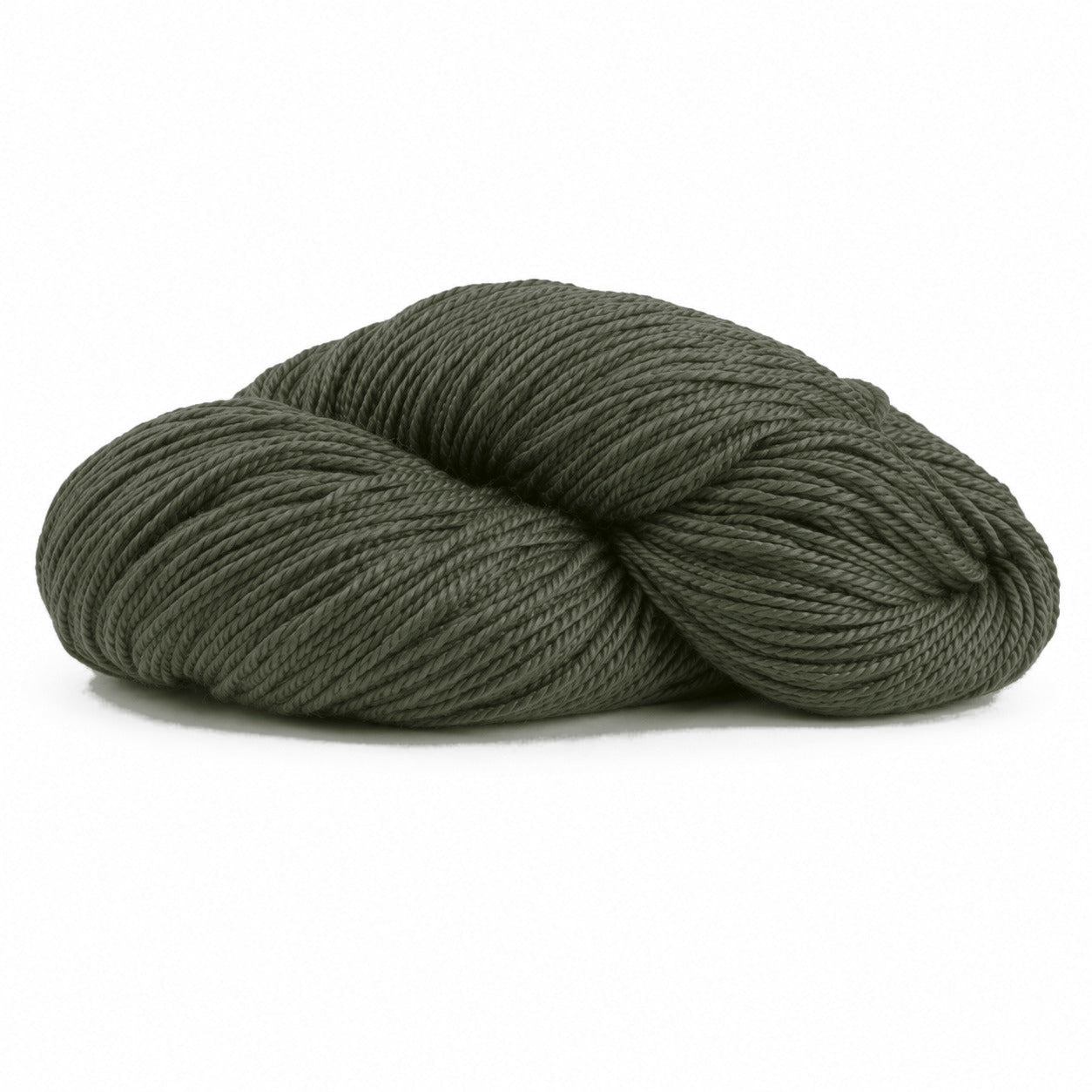 Hilado Nevilan Liso en madeja, color Verde Musgo - 191