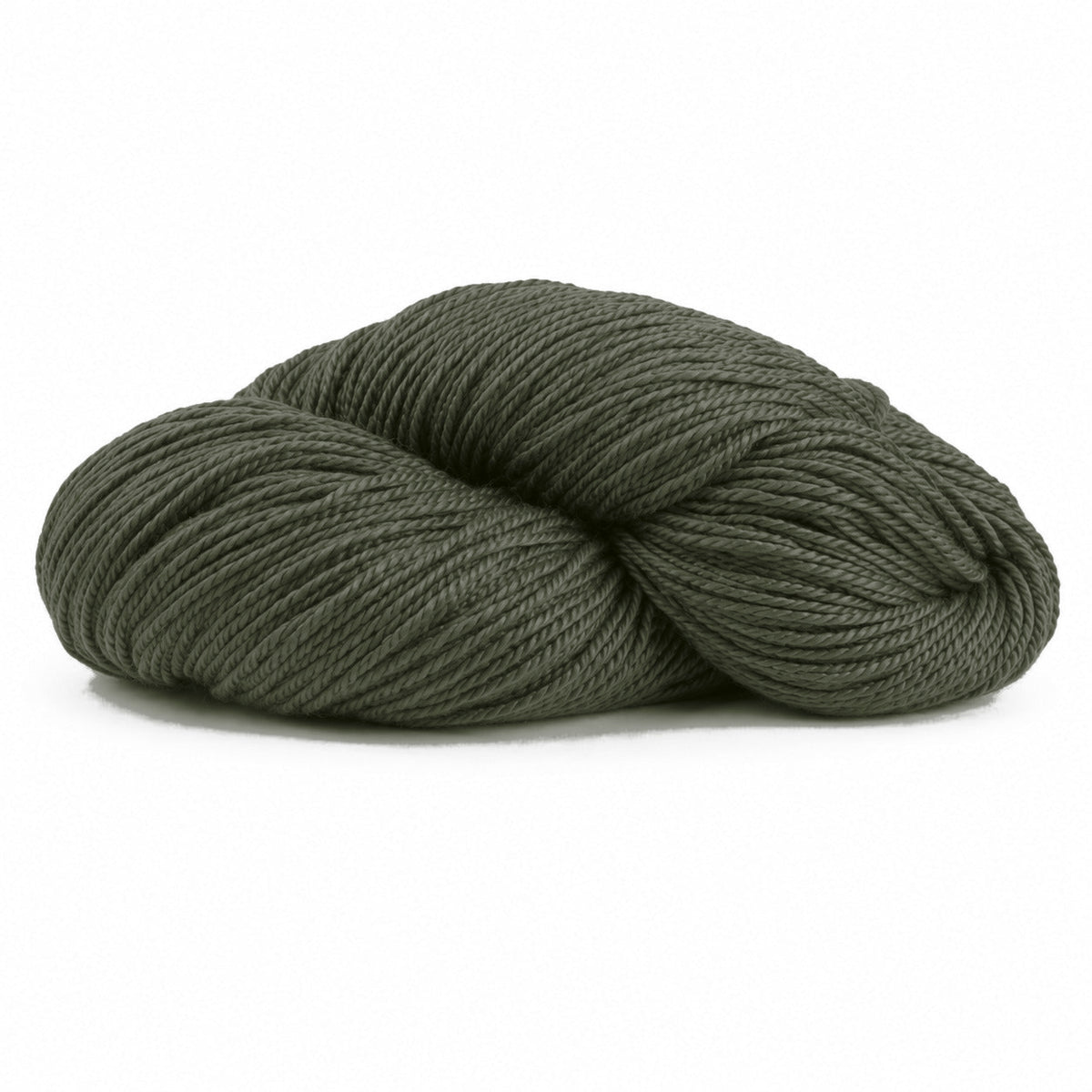 Hilado Nevilan Liso en madeja, color Verde Musgo - 191