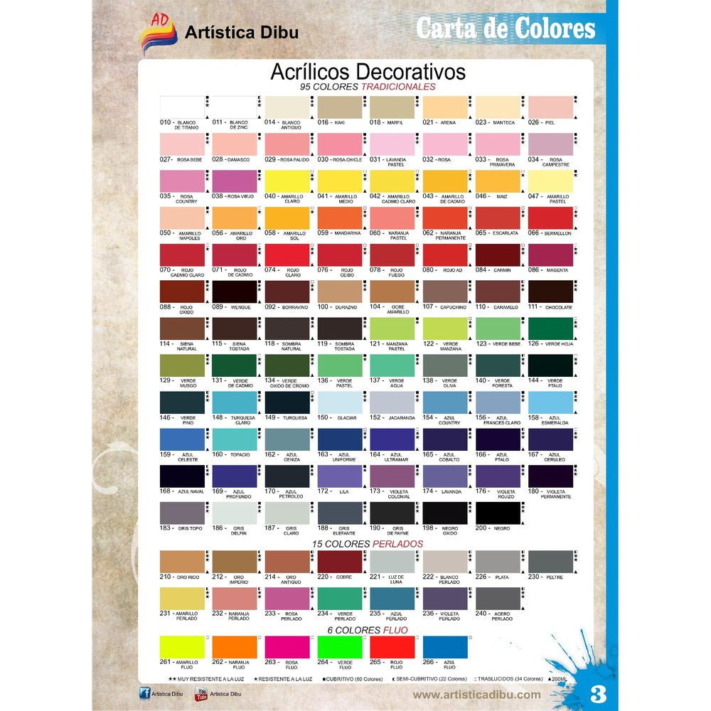 Pintura Acrílica Decorativa Ad 200 ml