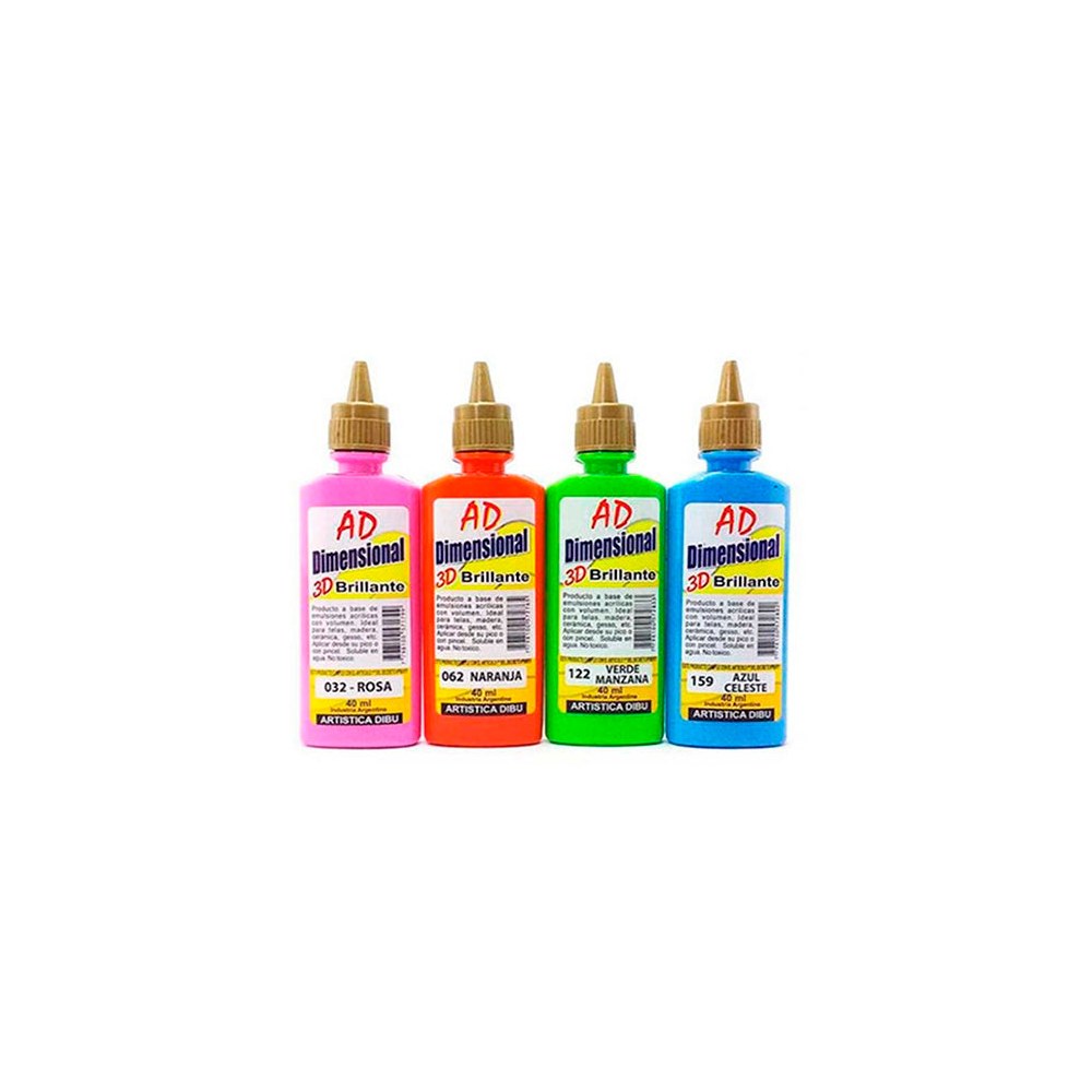 Pintura Dimensional 3D Brillante 40 ml