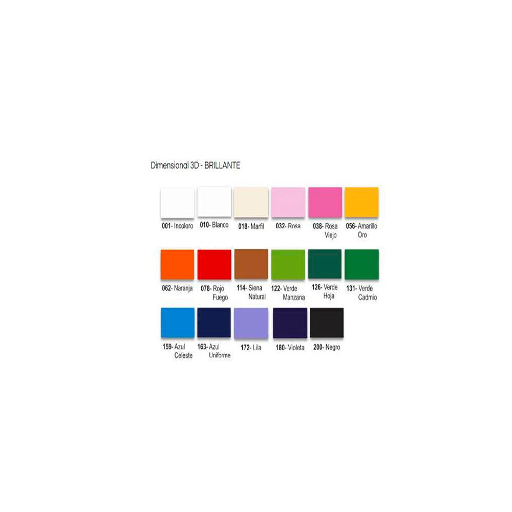 Pintura Dimensional 3D Brillante 40 ml