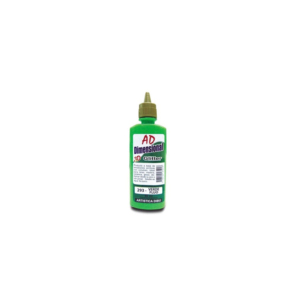 Pintura Dimensional 3D Glitter 40 ml