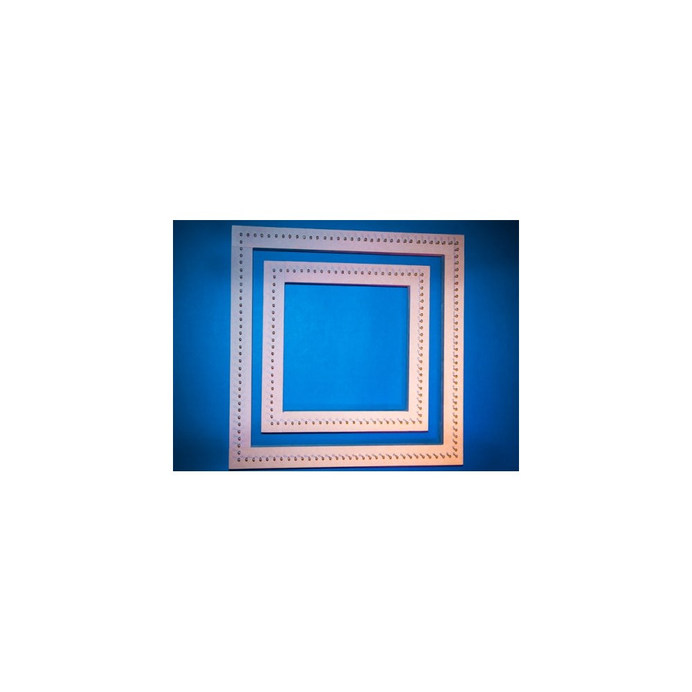 Telar Cuadrado de Fibrofácil